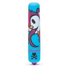 Голубая вибропуля с птичкой MINI BULLET VIBRATOR BLUE SWOOP
