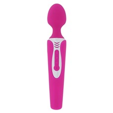 Розовый вибростимулятор LEGEND MASSAGER - 20 см.