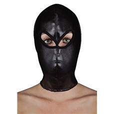 Маска Extreme Leather Hood with Ribon Ties SH-OU177BLK