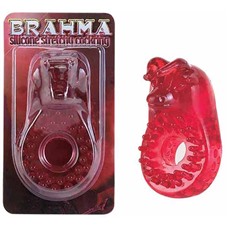 Красное эрекционное кольцо BRAHMA
