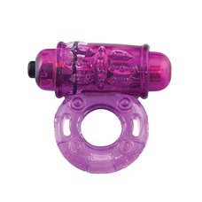 Фиолетовое эрекционное виброкольцо OWOW PURPLE