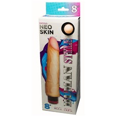 Вибромассажёр HUMAN STYLE 8  без мошонки - 20,3 см.