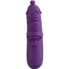 Фиолетовый мини-вибратор Wild Aubergine в виде баклажана