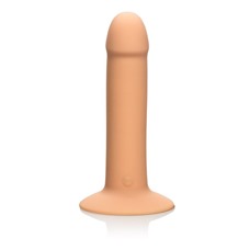 Перезаряжаемый телесный вибратор на присоске LUXE Touch-Sensitive Vibrator - 16,5 см.