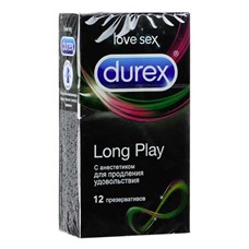 Презервативы для продления удовольствия Durex Long Play - 12 шт.