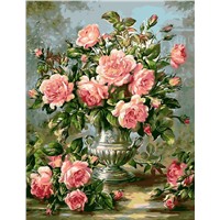 Картина для рисования по номерам "Античная ваза с розами" арт. GX 9447