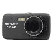 Видеорегистратор SHO-ME FHD-650 2 кам. режим парковки 1920х1080,120°,G-сенсор,4",MicroSD