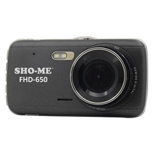 Видеорегистратор SHO-ME FHD-650 2 кам. режим парковки 1920х1080,120°,G-сенсор,4",MicroSD