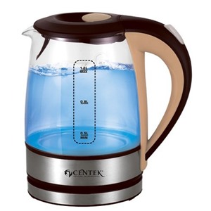 Чайник CENTEK CT-0047 2200 Вт, 1,2 литра, стекло