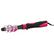 Фен-щетка CENTEK CT-2058 черно-розовый 1000 Вт, складной твистер, 3нас, 2скорости, 2темп.