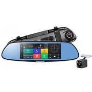 Видеорегистратор Recxon ASSIST V1(зеркало) Android 7",1920x1080,3G,Wi-Fi,GPS,BT,2 кам,1+16GB,навигат