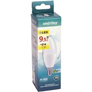 Светодиодная лампа Smartbuy SBL-C37-9_5-30K-E14 теплый свет