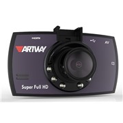 Видеорегистратор ARTWAY 700 2304x1296,170°,3",Ambarella A7LA50 ,HDMI,micro SD