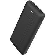 Аккумулятор внешний Hoco J48 черный 10000 mAh, 2xUSB/micro/USB-C