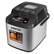 Хлебопечь CENTEK CT-1410 черный 750г,650Вт,19программ(йогурт,джем,кекс), LCD,нерж.