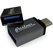 Адаптер Partner (038255) USB Host-USB-C (OTG)