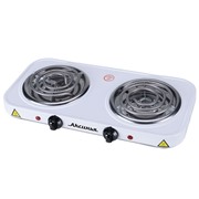 Плитка электрическая АКСИНЬЯ КС-003 white 2 конф.,СПИРАЛЬ