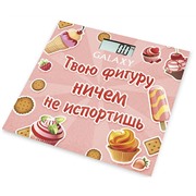 Весы напольные GALAXY GL 4831 электр., до 180 кг ,ПРИКОЛЬНЫЙ РИСУНОК и НАДПИСЬ