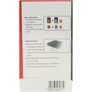 Адаптер GRIFFIN с Nano-SIM  на (Micro и обычную-Sim) белый