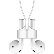 Силиконовый шнурок DEPPA (47100) для AirPods, белый