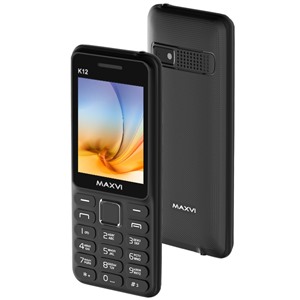 Сотовый телефон MAXVI K12 Black Black