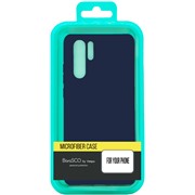 Чехол BoraSCO Soft Touch Xiaomi Redmi 8A синий силиконовый с микрофиброй