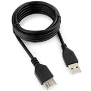 Кабель Cablexpert удлинитель - 1,8 м USB 2.0 AM/AF черный