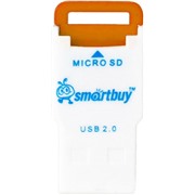 Карт-ридер USB2.0 Reader SmartBuy SBR-707-O оранжевый microSD/microSDHC