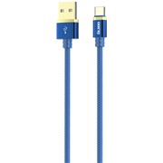 Кабель OLMIO (038857) Deluxe USB-C 1м 2.1A синий