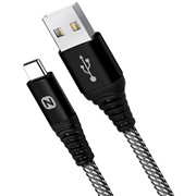 Кабель Nobby Comfort USB-C черный, 1 м, 2A