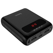 Аккумулятор внешний Hoco B20 черный 10000 mAh, 2xUSB/дисплей