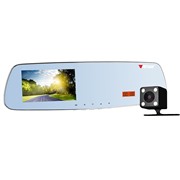 Видеорегистратор ARTWAY MD-165 + радар-детектор+GPS 1920х1080,5",170°,зеркало,2 кам,ParkAssist