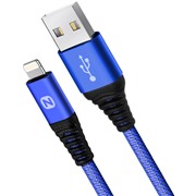 Кабель Nobby Comfort Apple 8-pin синий, 1 м, 2A