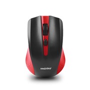 Мышь беспроводная Smartbuy ONE 352 красно-черная 800/1200/1600 dpi / SBM-352AG-RK