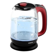 Чайник CENTEK CT-0034  Vancouver черный 2200Вт, 1.8л, стекло,  внутренняя LED подсветка