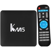 ТВ приставка INVIN Смарт ТВ KM5 Android TV Box, 1Gb/8Gb