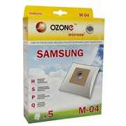 Мешки-пылесборники OZON micron M-04 для Samsung ,синтетические, 5шт