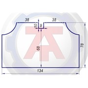 Автотепло №25, автомобильный утеплитель двигателя 2,6 кг, 134х78 см.