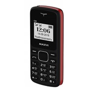 Сотовый телефон MAXVI C23 Black Red без СЗУ в комплекте