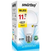 Светодиодная лампа Smartbuy E27 / A60 / 11Вт/теплый SBL-A60-11-30K-E27-A