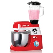 Миксер CENTEK CT-1135 красный 1000Вт, ПЛАНЕТАРНЫЙ,  БЛЕНДЕР, 4л, нерж