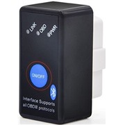 Автосканер беспроводной Quantoom ELM327 Bt Mini с кнопкой OBDII, версия 2,1
