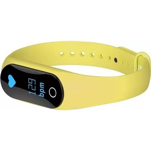 Фитнес-браслет Qumann QSB 08+ желтый OLED - 0.86", IP65, измерение пульса и давления