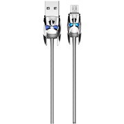 Кабель Hoco (U30)  Micro USB 1 м, серебро