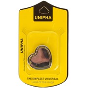 Держатель для телефона Popsockets Сердце, серебро
