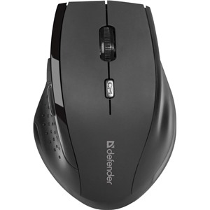 Мышь беспроводная Defender Accura MM-365 черный 800/1200/1600dpi / 6 кнопок / прорез. покрытие