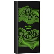 Аккумулятор внешний Nobby Expert (PB-10-10) 10000 mAh черный 2.1A, 2 USB, Led индикация