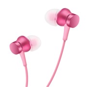 Наушники Xiaomi Mi In-ear Headphones Basic розовый вкладыши вакуумные с микрофоном