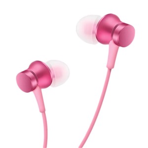 Наушники Xiaomi Mi In-ear Headphones Basic розовый вкладыши вакуумные с микрофоном