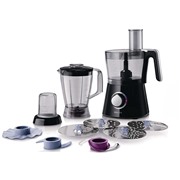 Комбайн PHILIPS HR 7762/90 черный 750Вт, блендер, 7 насадок
